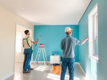 Painter in Lohegaon Pune doing wall painting work
